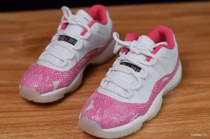 Rep MAX Pink Low AH7860-106 Air WMNS 11 Jordan Snakeskin 0505
